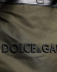 Dolce & Gabbana Military Green Nylon Shoulder & Tote Bag