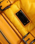 Dolce & Gabbana Yellow-Orange Nylon Shoulder Duffle Bag