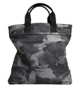 Dolce & Gabbana Gray Camo Tote Bag