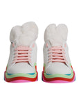 Dolce & Gabbana Colorblock Low Top Leather Sneakers