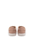 Bally Grained Leather Sneakers - Powder Pink/Bordeaux Stripe