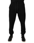 Dolce & Gabbana Black Cotton Jogger Pants