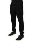 Dolce & Gabbana Black Cotton Jogger Pants