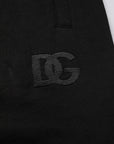 Dolce & Gabbana Black Cotton Jogger Pants