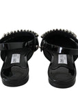 Jimmy Choo Mahdis Black Patent Leather Mary Jane Flats