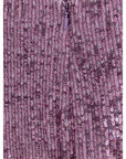 Tom Ford Pink Sequin Back Slit Maxi Skirt