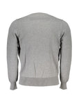 North Sails Logo Wool-Cashmere Crewneck Sweater - Marle Gray/Grey