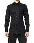 Dolce & Gabbana Black Collar Shirt