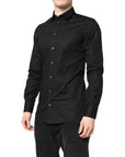 Dolce & Gabbana Black Collar Shirt