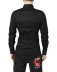 Dolce & Gabbana Black Collar Shirt