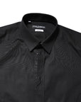 Dolce & Gabbana Black Collar Shirt
