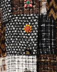 Dolce & Gabbana Patchwork & Mismatch Buttons Coat