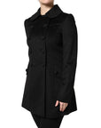 Dolce & Gabbana Wool-Silk Sartoria Italiano Coat - Black