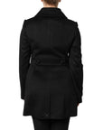 Dolce & Gabbana Wool-Silk Sartoria Italiano Coat - Black