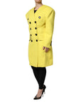 Dolce & Gabbana Double-Breasted Trench Coat - Limoncello Yellow