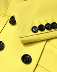 Dolce & Gabbana Double-Breasted Trench Coat - Limoncello Yellow