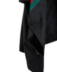 Gucci GG cotton hooded cape coat