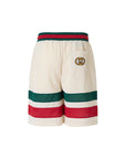 Gucci GG Red & Green Stripe Midi Shorts