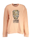 Cavalli Class Leopard Sweatshirt - Pink/Orange