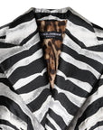 Dolce & Gabbana Zebra Print Single-Breasted Blazer