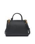 Gucci Black Leather GG Marmont Satchel Handbag