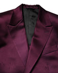 Dolce & Gabbana Vest, Blazer & Pants Silk 3-Piece Suit - Royal Purple