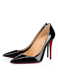 Christian Louboutin Black Patent Leather Kate Décolleté 100
