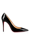 Christian Louboutin Black Patent Leather Kate Décolleté 100