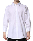 Dolce & Gabbana White Casual Collar Shirt