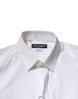 Dolce & Gabbana White Collar Shirt