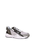 Fendi Flow Gray/Grey Leather Low Top Sneakers
