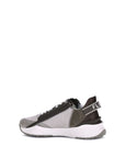 Fendi Flow Gray/Grey Leather Low Top Sneakers