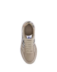 Burberry Terrace Leather Low Top Sneakers