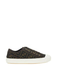 Fendi Monochrome Low Top Sneakers