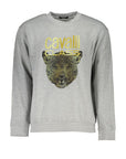 Cavalli Class Leopard Sweatshirt - Gray/Grey