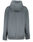 Cavalli Class Leopard Print Hoodie - Dark Gray/Grey