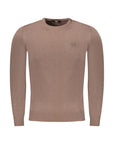 Cavalli Class Taupe Brown Fitted Sweater
