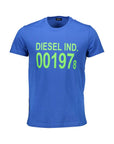 Diesel Typography T-Shirt - Shock Blue