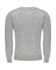 Cavalli Class Marle Gray/Grey Fitted Sweater