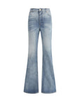 Balmain Light Wash Flared Jeans