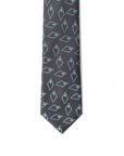 Giorgio Armani Geometric Gray/Grey Silk Suit Tie