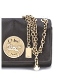 Chloé Heritage Leather Shoulder Bag With Chain Strap