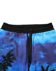 Dolce & Gabbana Blue Hawaiian Jogger Pants