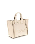 Chloé Top Handle Canvas Tote Bag