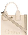 Chloé Top Handle Canvas Tote Bag
