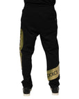 Dolce & Gabbana Black Gold Logo Jogger Pants