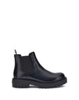 Prada Black Leather Chelsea Ankle Boots