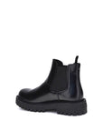 Prada Black Leather Chelsea Ankle Boots