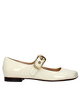 Chloé Cream Leather Mary Jane Shoes