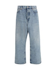 Balenciaga Light Wash Baggy Jeans
